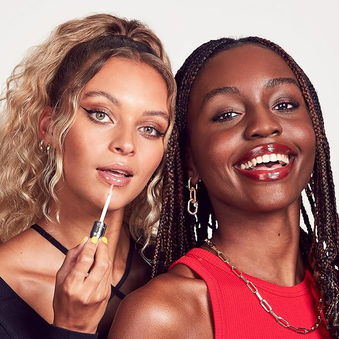 Rimmel Stay Glossy Lip Gloss - Non-Sticky and Lightweight Formula for Lip Color and Shine - 815 Halo-There, .18oz