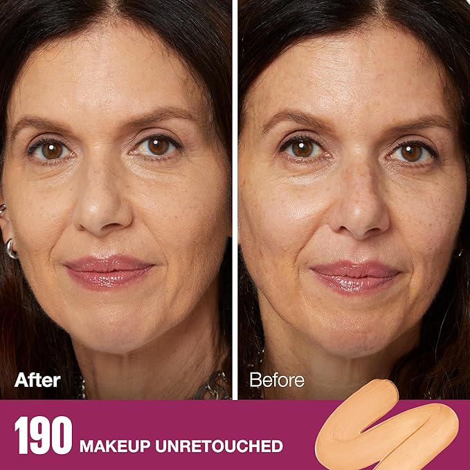 Maybelline Instant Age Rewind Eraser Foundation with SPF 20 and Moisturizing ProVitamin B5, 190, 1 Count (Packaging May Vary)