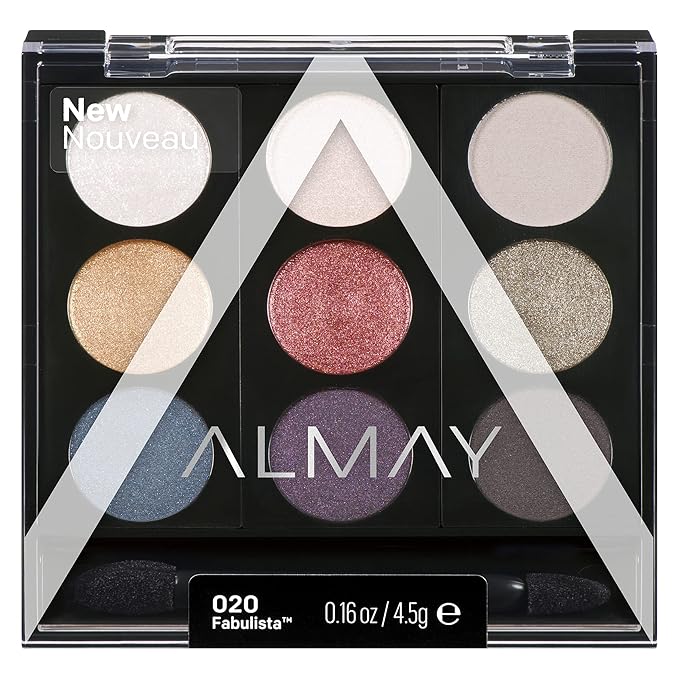 Almay Palette Pops, Fabulista, 0.16 oz, eyeshadow palette,Powder