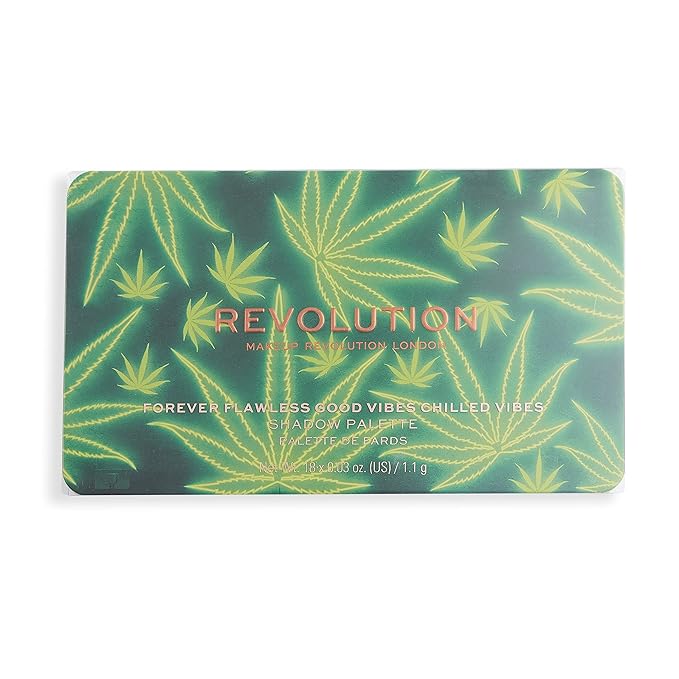 Makeup Revolution, Forever Flawless, Eyeshadow Palette, Chilled Vibes, 19.8g