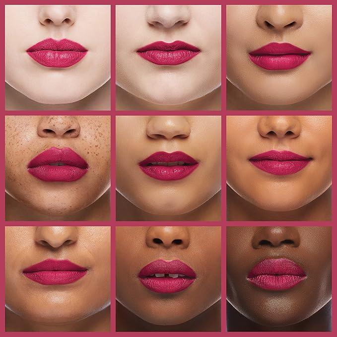wet n wild Mega Last Matte Lip Color, Semi Matte Hyaluronic Acid Infused, Long Lasting Full Coverage for a Nourishing Pout, Cruelty-Free & Vegan - Cherry Picking