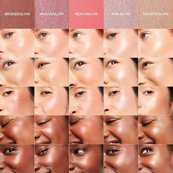 Saie Glow Sculpt Multi-Use Highlighter + Cream Blush - Lightweight Highlighter Makeup with Hyaluronic Acid + Micropearl for Radiant, Glowing Skin - Mauveglow (.02 oz)