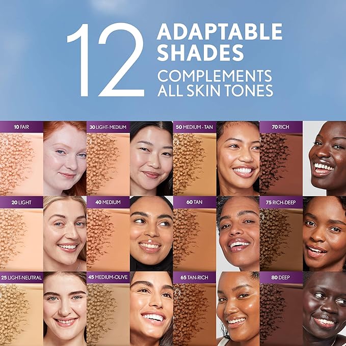 Covergirl Simply Ageless Skin Perfector Essence Foundation, 20 Light, Tinted Skincare Makeup Hybrid, Sheer Tint, Radiant Finish, Glowy Finish, Vegan Formula, 1.0oz