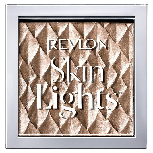 Revlon Skinlights Prismatic Powder Highlighter, Lightweight, Super-Smooth Buildable Shimmer, Twilight Gleam (202), 0.28 Oz