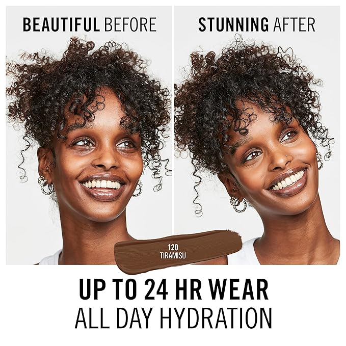 Rimmel London, Multi-Tasker Concealer, 120 Tiramisu, Crease-Proof, Transfer-Proof, Waterproof, Up To 24-Hour Wear, Vegan Formula, 0.33oz