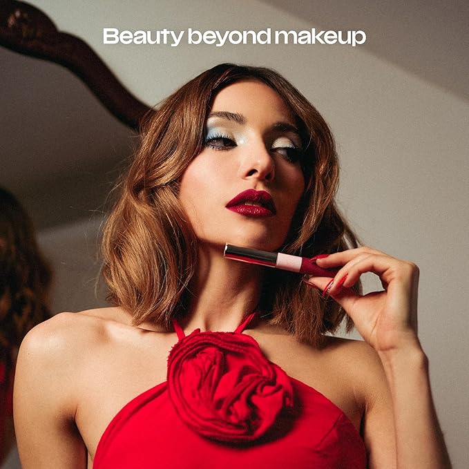 SARELLY CREATIVO LAB | Duo Telenovela Lips Matte & Gloss Lip Kit | Hydrating Red Lipstick + Non-Sticky Gloss | Cruelty Free