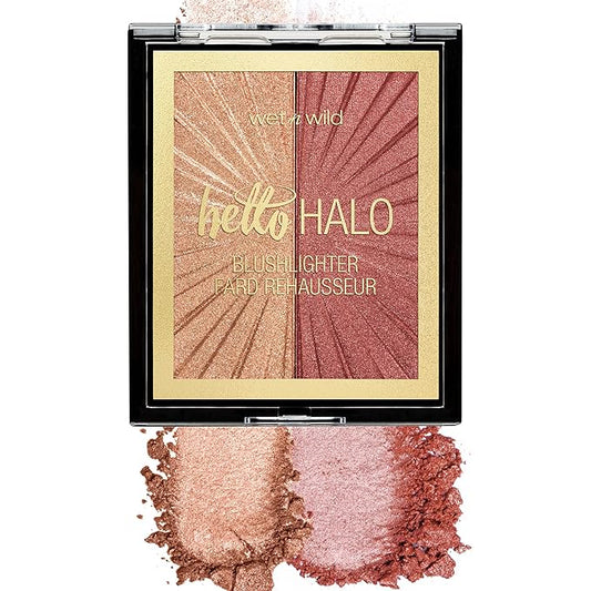 Wet n Wild MegaGlo Blushlighter Blendable Blush & Highlighter Set with Color Icon Blush Effortless Glow & Seamless Blend Infused with Jojoba Oil