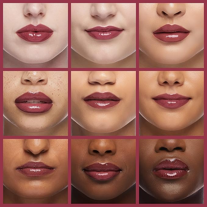 Rimmel Stay Plumped Lip Gloss, 501 Raspberry Sundae, Pack of 1