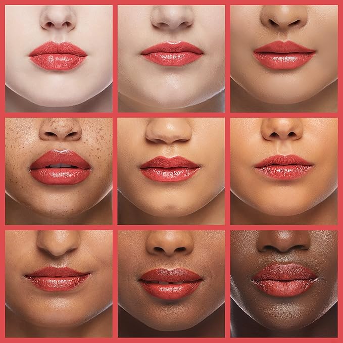 Revlon Super Lustrous Lipstick, Creamy Formula For Soft, Fuller-Looking Lips, Moisturized Feel, Fearless, 0.15 oz
