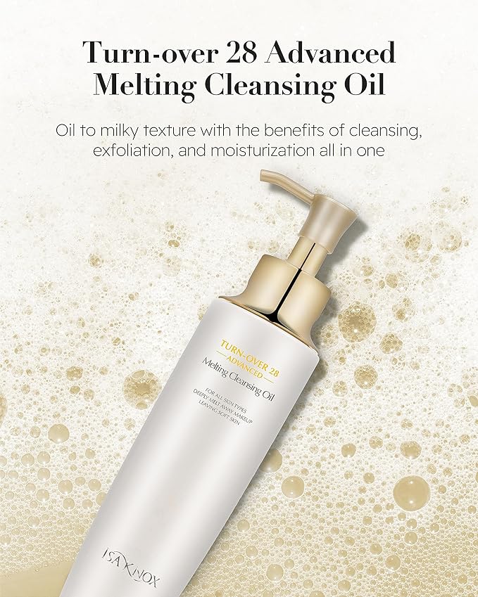 Isa Knox Turnover 28 Advanced (Cleansing Oil, 6.1fl oz) & Turnover 28 Advanced (Cleansing Cream, 6.8fl oz)