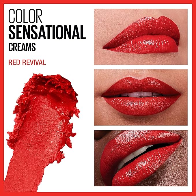 MAYBELLINE - Color Sensational Lipcolor 645 Red Revival - 0,15 oz (4.2 g)