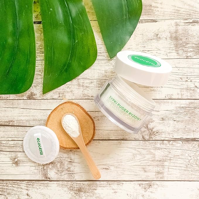 Rice Loose Powder Perfect For Oily And Combination Skin Hypoallergenic Delicate Transparent Light - Race Fixer - 15g