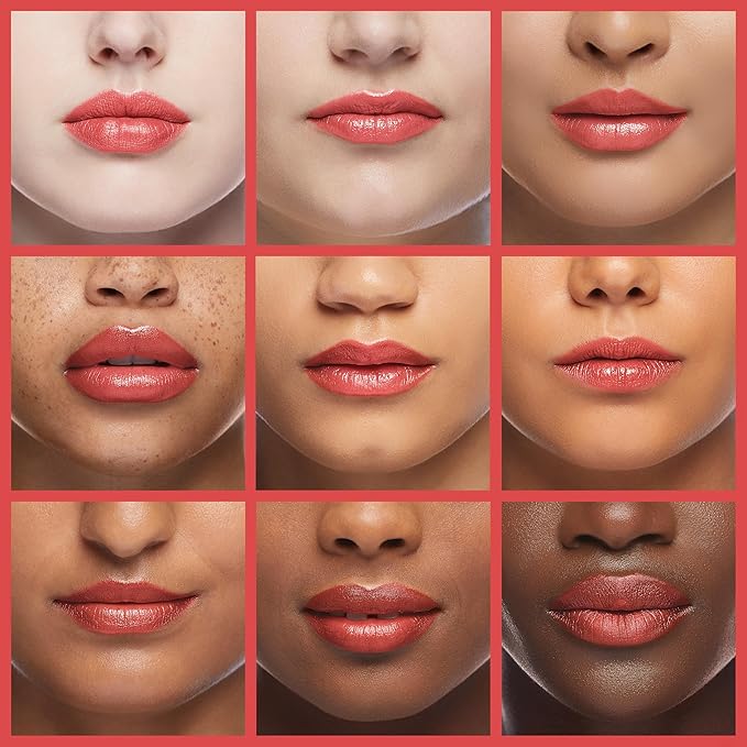 Revlon Super Lustrous Lipstick, Creamy Formula For Soft, Fuller-Looking Lips, Moisturized Feel, 674 Coral Berry, 0.15 oz