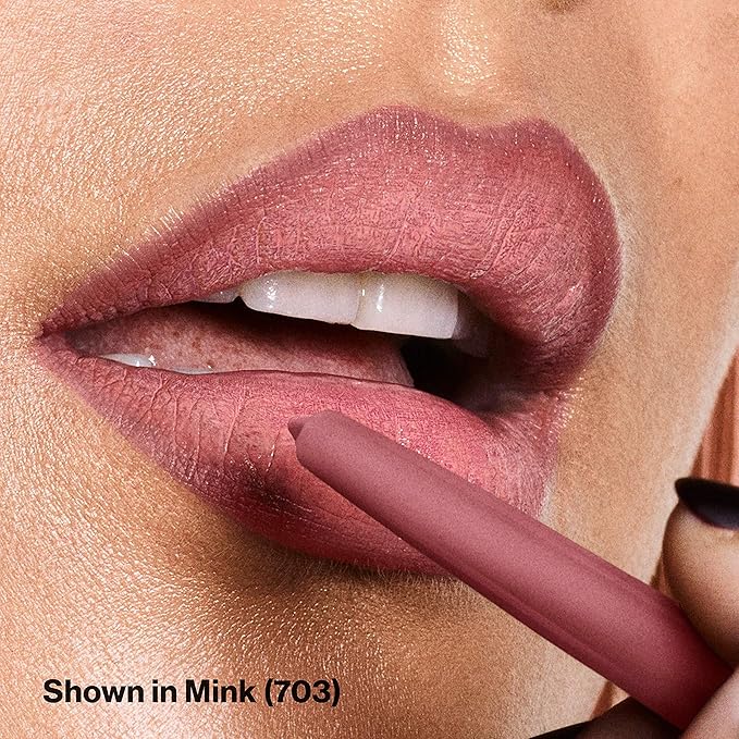 Revlon Colorstay Lip Liner with Built-In Sharpener, Valentine's Day Makeup Gifts for Women, Longwear Rich Colors, Smooth Application, 703 Mink, 0.01 oz