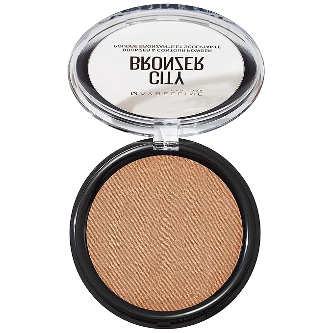 Maybelline New York City Bronzer Powder Makeup, Bronzer and Contour Powder, 300, 0.32 oz. (Pack of 2)