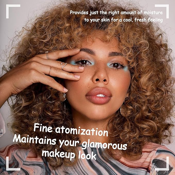 2 Pack Makeup Setting Spray for Face, Lightweight Long Lasting Smudge-proof Makeup Finishing Spray Set, Hydrating, Waterproof, All-Day Wear Refreshing Face Mist