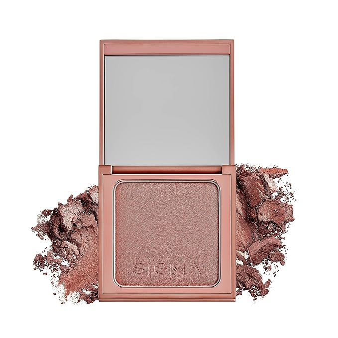 Sigma Beauty Spiced Coral Blush Palette - Long Lasting Blush Pressed Powder - Gluten Free, Cruelty Free, Vegan Makeup Palette - Bronze Star