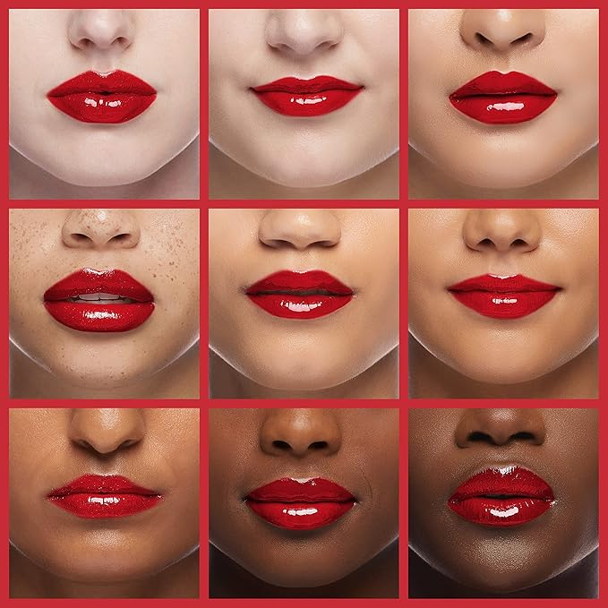 FLOWER BEAUTY By Drew Barrymore Bitten Lip Stain - Long-Lasting Color - Hydrating + Water-Based Formula - Gel-Like Texture - (Saucy)