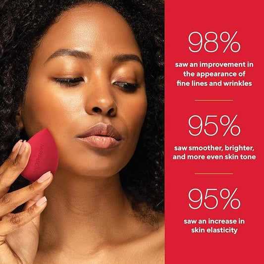 Mirabella Invincible For All HD Liquid Foundation - Anti-Aging Full Coverage Liquid Face Makeup - Moisturizing, Hydrating & Lightweight Foundation for All Skin Types (Fair F60)