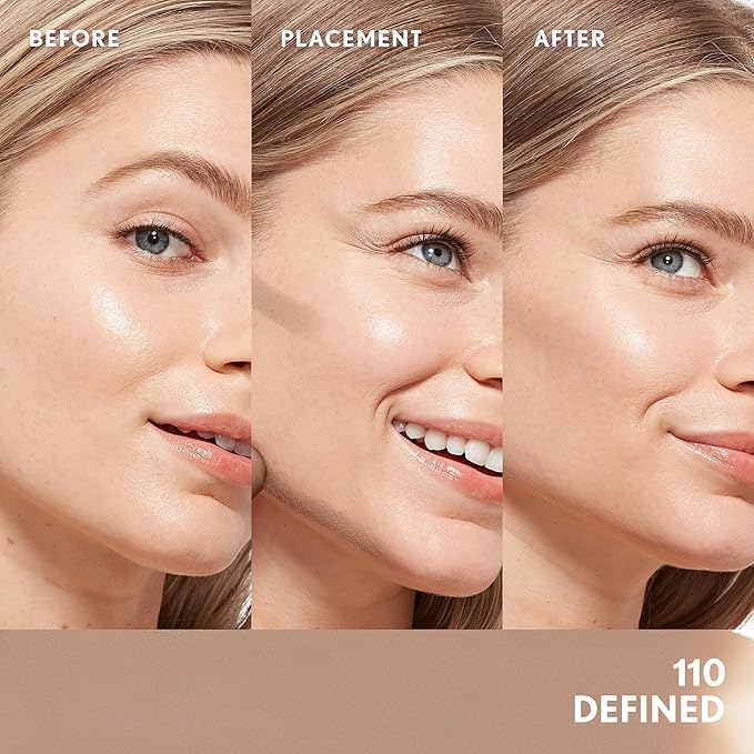CoverGirl Trublend Skin Enhancer Contour Stick Balm, 110 Defined, Vegan Formula, Easy to Use, Glides on Effortlessly, Non-Greasy, Doesn't Crease, 0.21oz