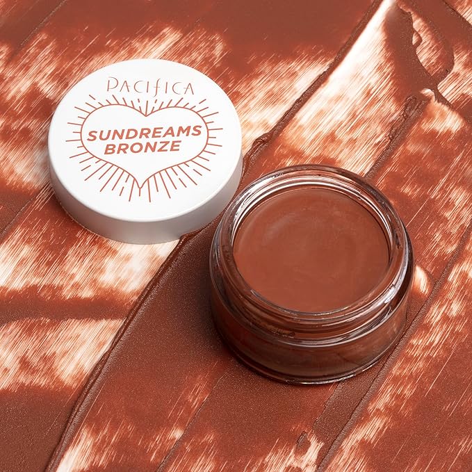 Pacifica Bronzer – Sun Dreams Matte Bronzing Cream Highlighter, Hydrating & Buildable Contour with Floral Extracts, Talc-Free, Vegan & Cruelty-Free, 1 oz (Shade Summer)
