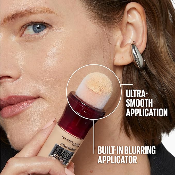 Maybelline Instant Age Rewind Eraser Foundation with SPF 20 and Moisturizing ProVitamin B5, 360, 1 Count