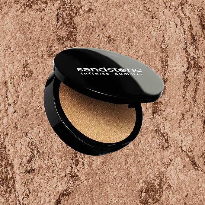 Infinite Summer Bronzer - Luxurious Face Bronzers with Rich Color for Natural Summer Glow - Allergy Tested - Vegan Makeup - Suitable for Sensitive Skin - Buildable and Blendable