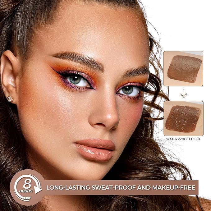 3PC Liquid Contour Blush Highlighter Beauty Wand Set - Smooth & Lightweight Contour Stick for Liquid Contour, Blush, Highlighter Application, Vegan & Cruelty-Free (01+02+05)