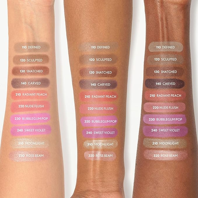 CoverGirl Trublend Skin Enhancer Contour Stick Balm, 110 Defined, Vegan Formula, Easy to Use, Glides on Effortlessly, Non-Greasy, Doesn't Crease, 0.21oz