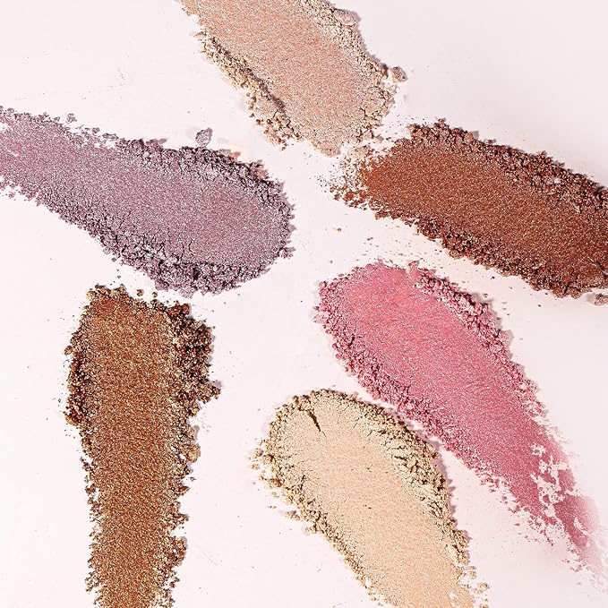 YOUNG VISION Baked Highlighter Powder Palette, Sheer Pearl Shimmer Shades for Face Highlighter Makeup, Highly Pigmented Iluminadores de Maquillaje, 0.19 Oz(Pack of 1)