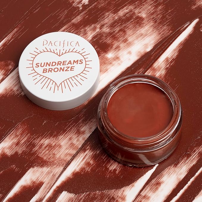 Pacifica Bronzer –Sun Dreams Matte Bronzing Cream Highlighter, Hydrating & Buildable Contour with Floral Extracts, Talc-Free, Vegan & Cruelty-Free, 1 oz (Shade Glow)