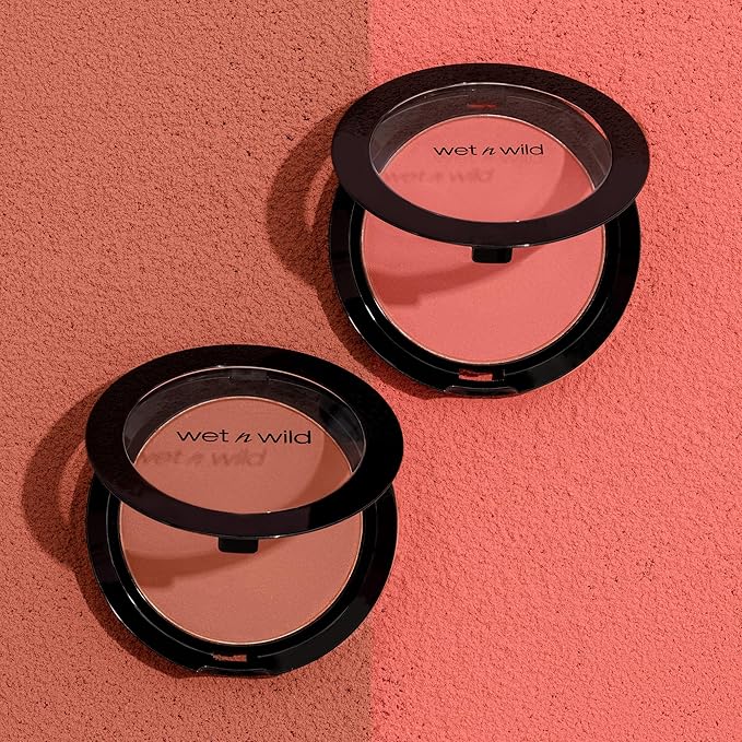 wet n wild Color Icon Blush, Effortless Matte Natural Sheer Glow & Seamless Blend, Luxuriously Infused Smooth Jojoba Oil, Cruelty-Free & Vegan - Naked Brown