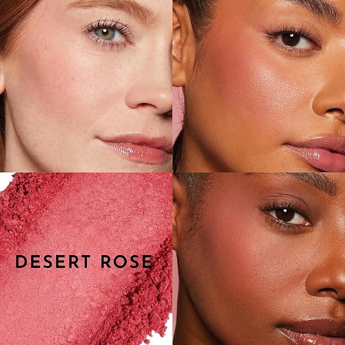 Make Me Blush Talc Free Velvet Blush, Dessert Rose, Pink, 0.18 Ounce