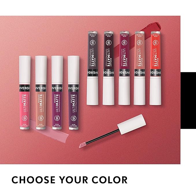 COVERGIRL Outlast Ultimatte One Step Liquid Lip Color, No Wine-ing, No Wine-Ing, 0.12 Fl Ounce