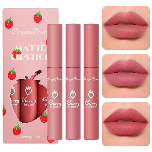 Mood-enhancing nude matte lipsticks by TINTME - designed for self-expression through beauty