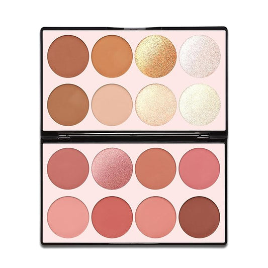 Mood-enhancing contour makeup palette by TINTME - designed for self-expression through beauty