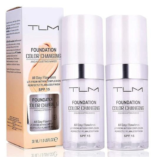 Mood-enhancing tone-adjusting liquid foundation by TINTME - designed for self-expression through beauty