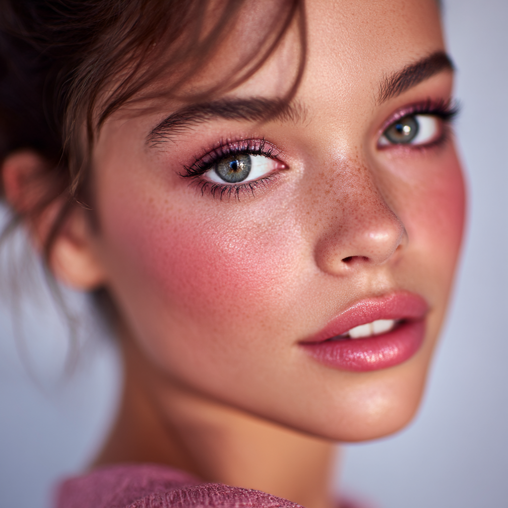 TintMe blush and luminizer set for cool-toned natural makeup look
