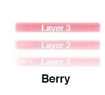 Lip Ink Organic 100% Smearproof Trial Lip Kit, Berry