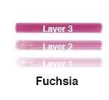 LIP INK 100% Smearproof Trial Lip Kits, Fuchsia