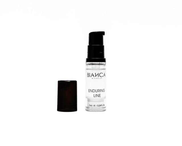 Enduring LINE BIANCA MAKEUP This Transparent Liquid can be Mixed with Any Makeup Product to prolong its Durability and to Transform it into a Liquid Waterproof Formulation