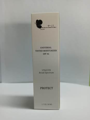 Tinted Moisturizer SPF 46. Blends naturally on all skin colors. UVA and UVB protection. 1.7 oz.
