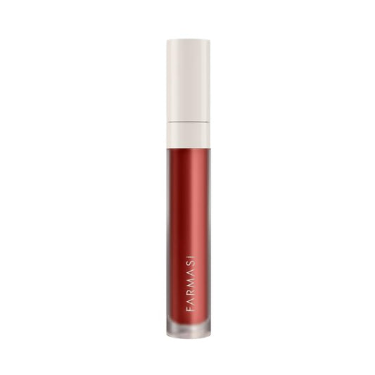 FARMASi Liquid Matte Lipstick, 18 BURN ME ONCE, 4g/0.14oz - Long-Lasting, Intense Matte Finish, Highly Pigmented, Bold Color, Lightweight Formula, Non-Drying, Smudge-Proof, Full Coverage