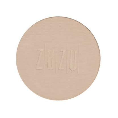 ZUZU LUXE Mineral Powder, Dual Powder Foundation, medium to full coverage, natural finish. Natural, Paraben Free, Vegan, Gluten-free, Cruelty-free, Non GMO, .32 oz. (Refill D -10)