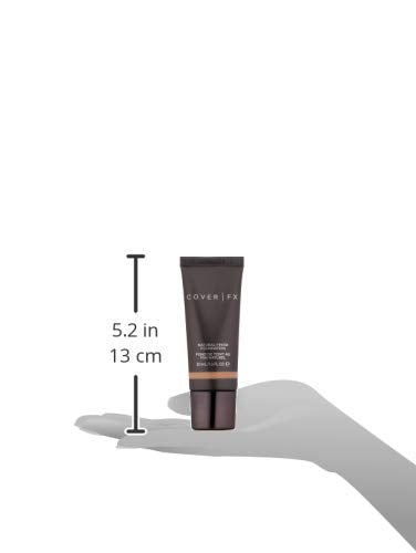 Cover FX Natural Finish Foundation: Water-based Foundation that Delivers 12-hour Coverage and Natural, Second-Skin Finish with Powerful Antioxidant Protection - N100, 1 Fl Oz
