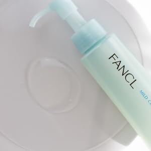 FANCL Mild Cleansing Oil, Japanese Facial Cleansing Oil, Makeup Remover, 100% Preservative Free, Clean Skincare for Sensitive Skin [US Package] (2 Pack, Light Blue)
