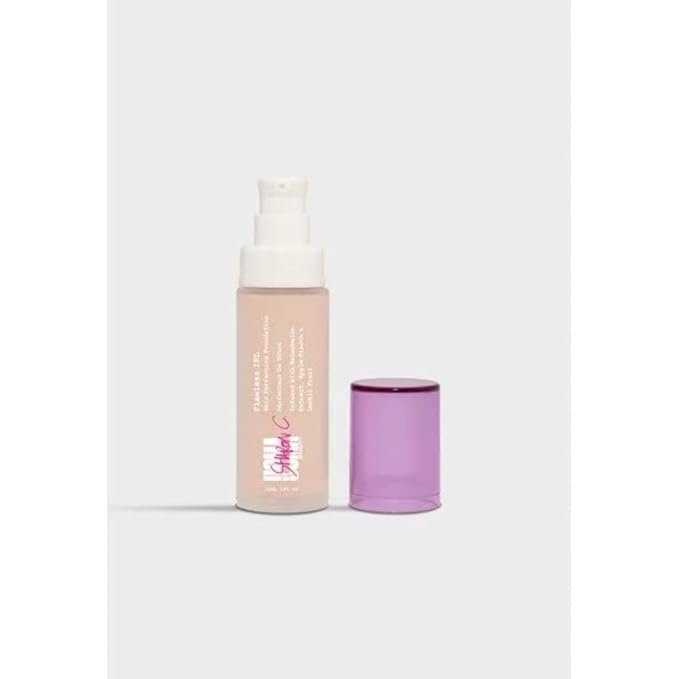 Uoma By Sharon C, Flawless IRL Skin Perfecting Foundation (White Pearl T1)