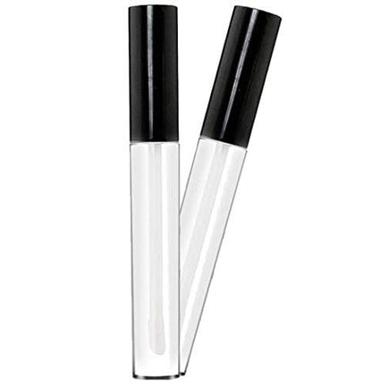 WOIWO 4PCS 5ML Empty Lip Gloss Tubes Containers, Refillable Empty Lip Gloss Bottle for Lip Samples Travel Split Charging DIY Makeup