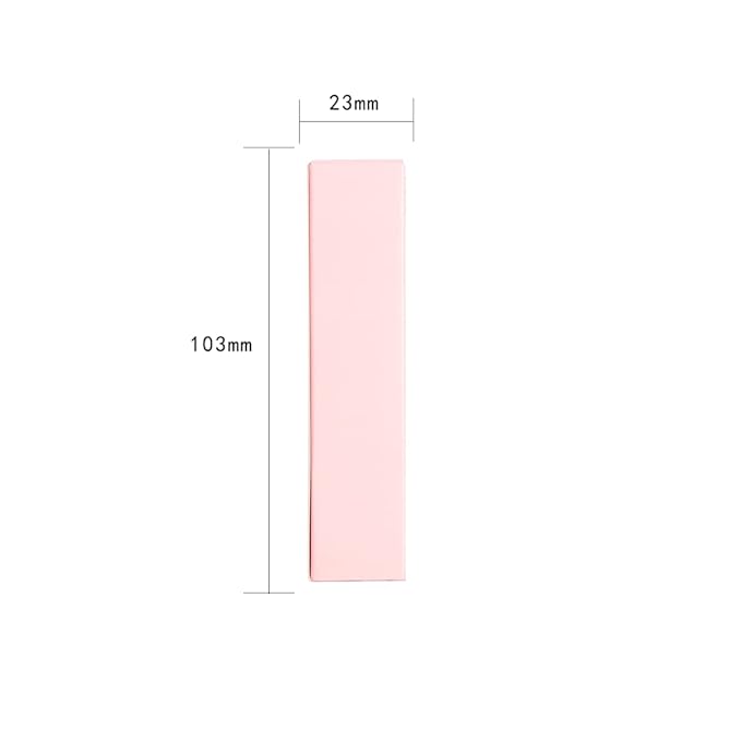 COSIDEA 50 PCS Empty Pink Lip Gloss Boxes W23 xW23 xH103mm / 0.9*0.9*4.05 inch inch, Cosmetic Perfume / Mascara Box Packaging for Small Business Wholesale, small Kraft Paper Box Luxury Holder Wrapping