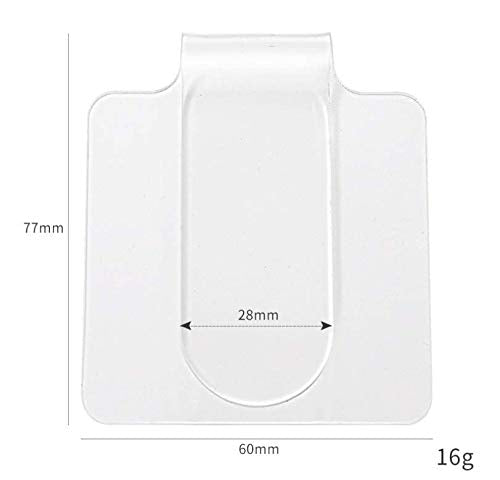 WOIWO 1PCS Transparent Acrylic Handheld Palette, Nail Makeup Palette Palette Palette
